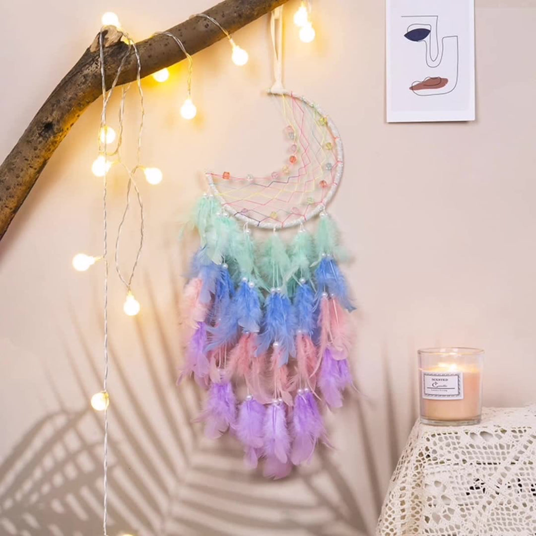 Olivenorma Colored Bead Feather Catcher - image 2