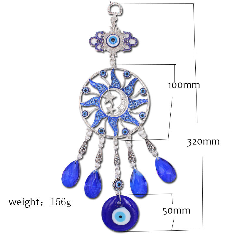 Olivenorma Evil Eye Wind Chime Dream Catcher Wall Decor - image 9