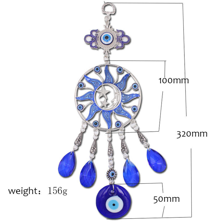 Olivenorma Evil Eye Wind Chime Dream Catcher Wall Decor - image 9
