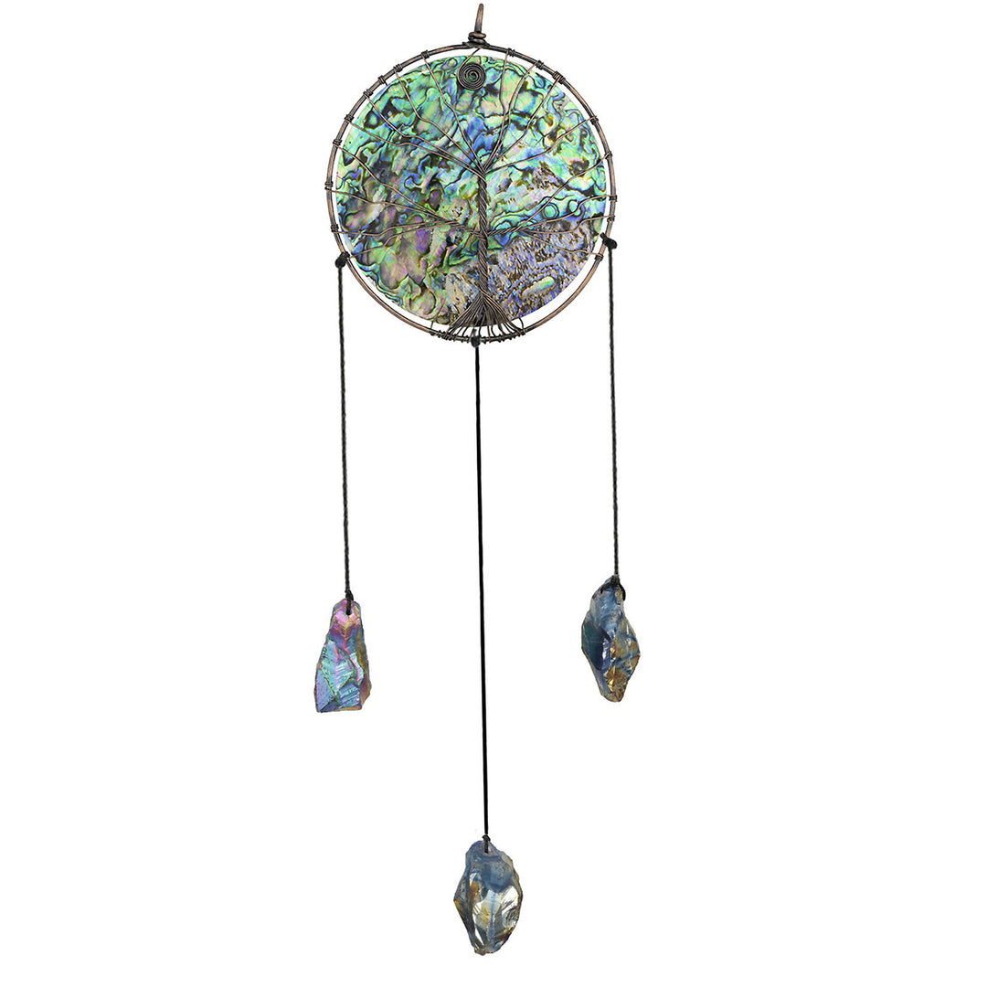 Olivenorma Abalone Shell Tree Of Life Hanging Ornament - image 1