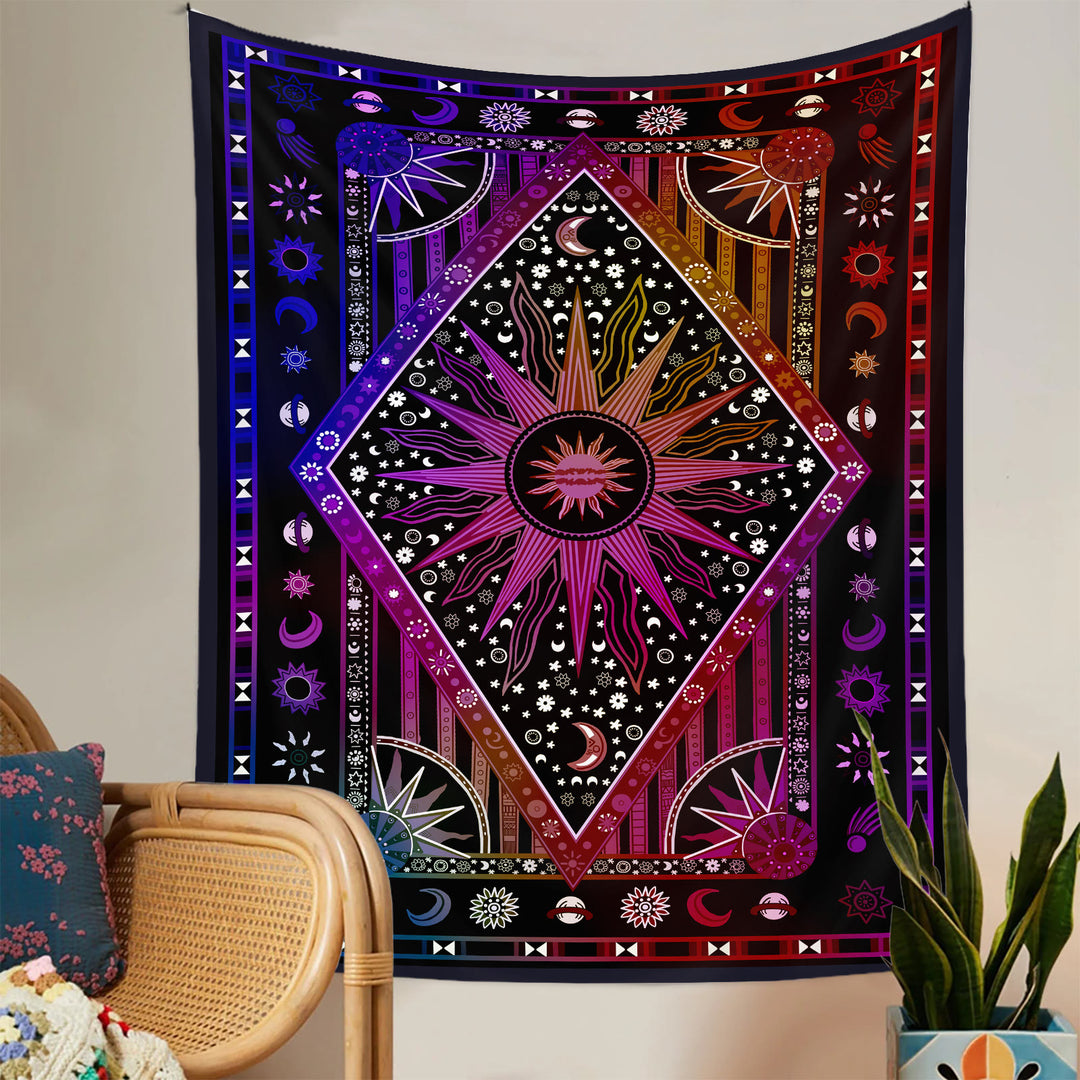 Olivenorma Sun Rays Moon Bohemia Tapestry - image 17