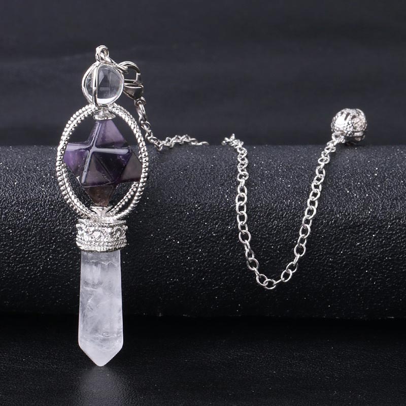 Natural Crystal Stone Pendulum - image 6