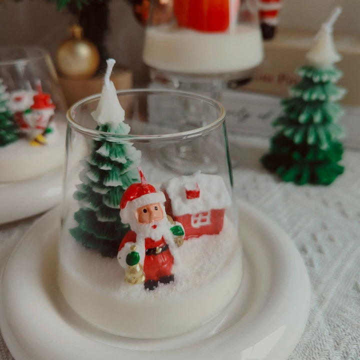 Olivenorma Christmas Santa Decor Candle - Santa Claus Cup-9.5*10cm - image 0