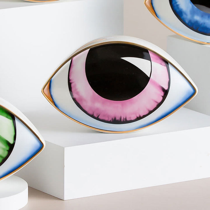 Olivenorma Big Evil Eye Ceramics Decoration - Evil Eye&Pink - image 6