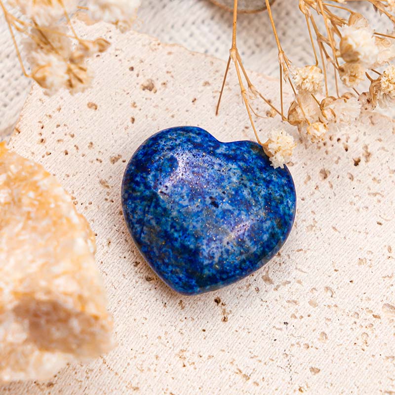 Olivenorma Lapis Lazuli Wisdom Crystal Heart - Lapis Lazuli - image 0