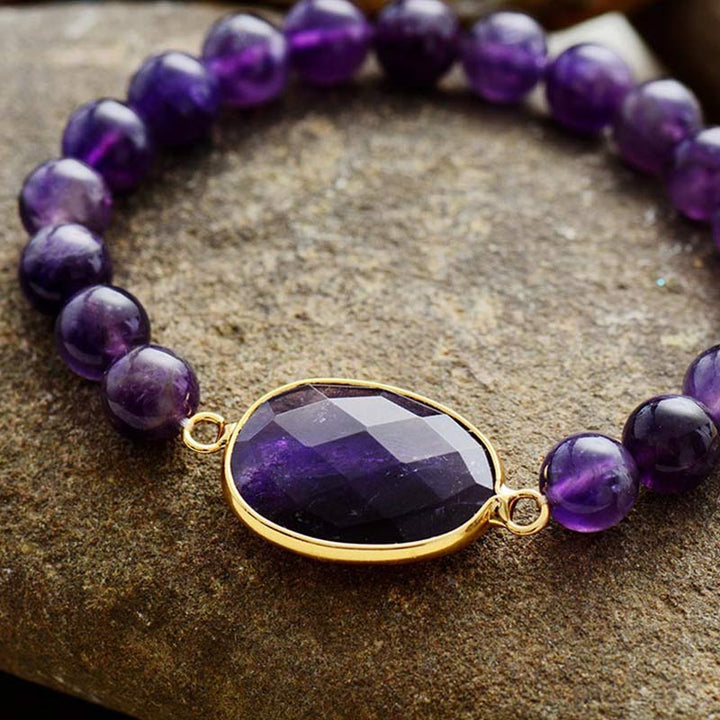 Olivenorma Relieves stress Amethyst Bracelet - image 3
