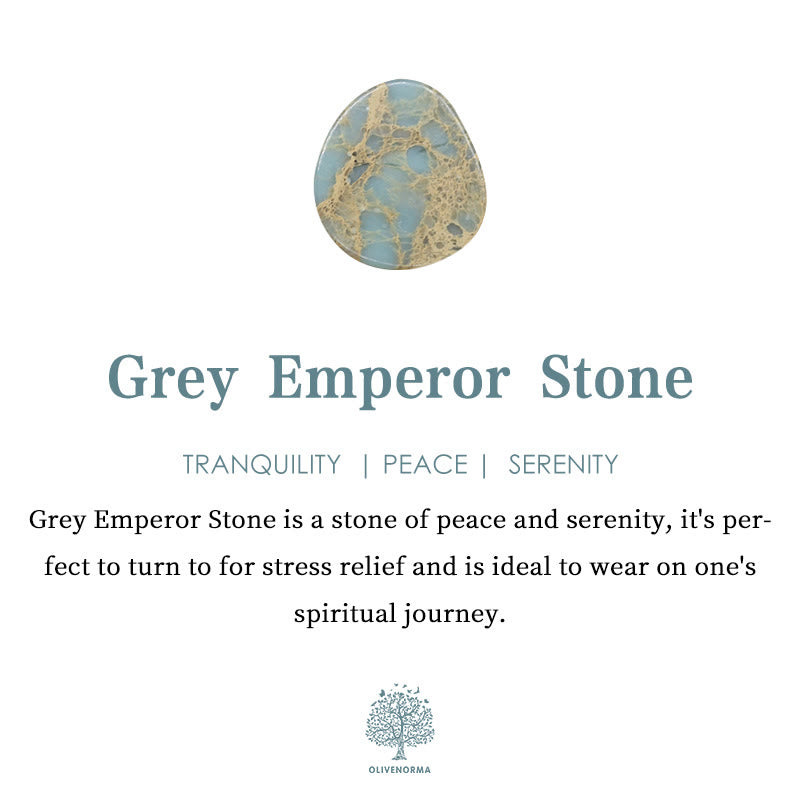 Olivenorma Natural Gemstone Strengthful Engraving Bracelet - image 5