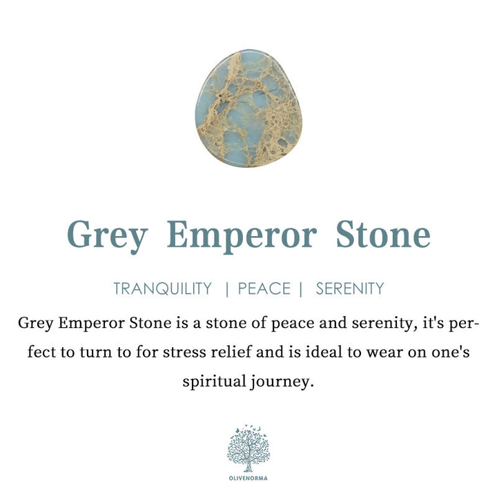 Olivenorma Natural Gemstone Strengthful Engraving Bracelet - image 5