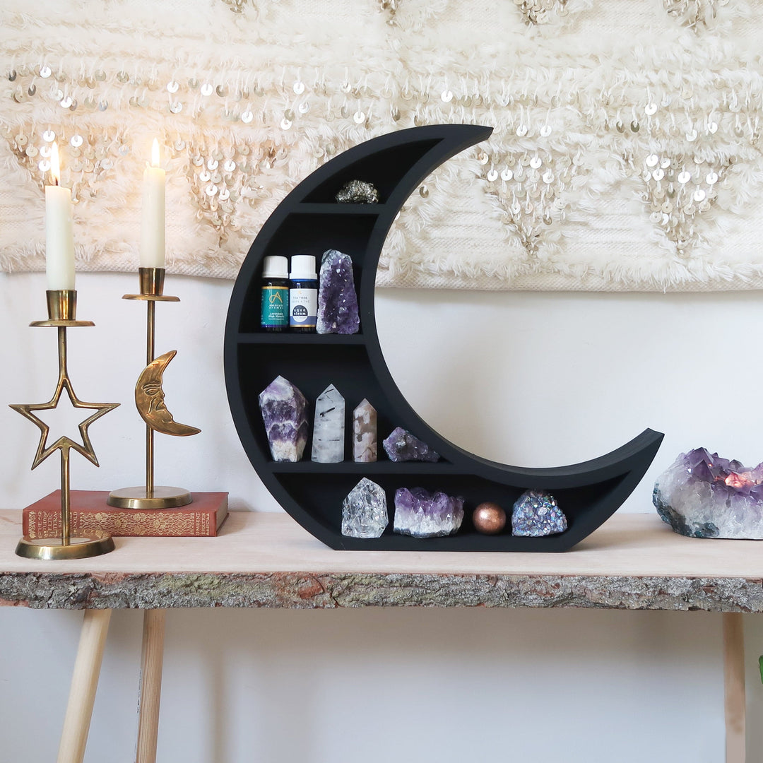 Olivenorma Handcrafted Moon Crystal  Shelf - image 6