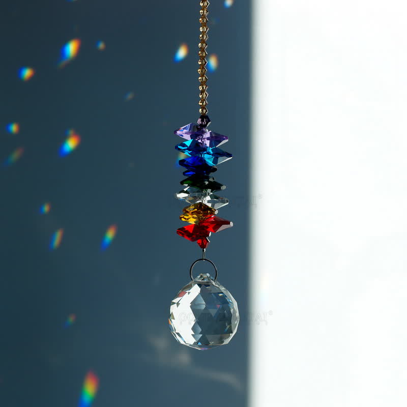 Crystal Sun Catchers Meteor Planet Gemstone Ornament - image 6