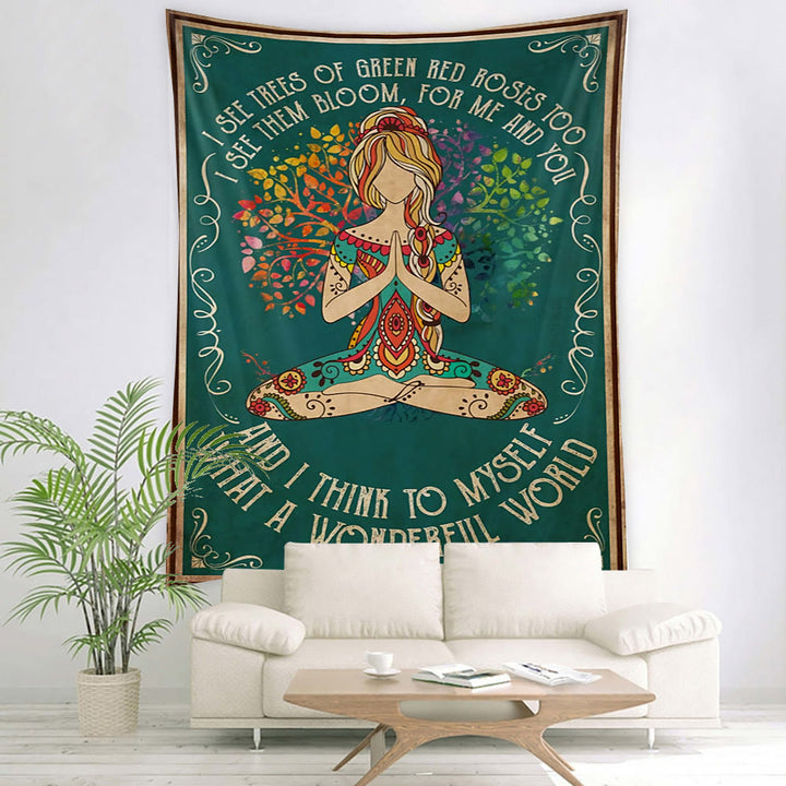 Olivenorma Yoga Meditation Chakra Pattern Tapestry - 200*300cm - SEE THEM BLOOM - image 2