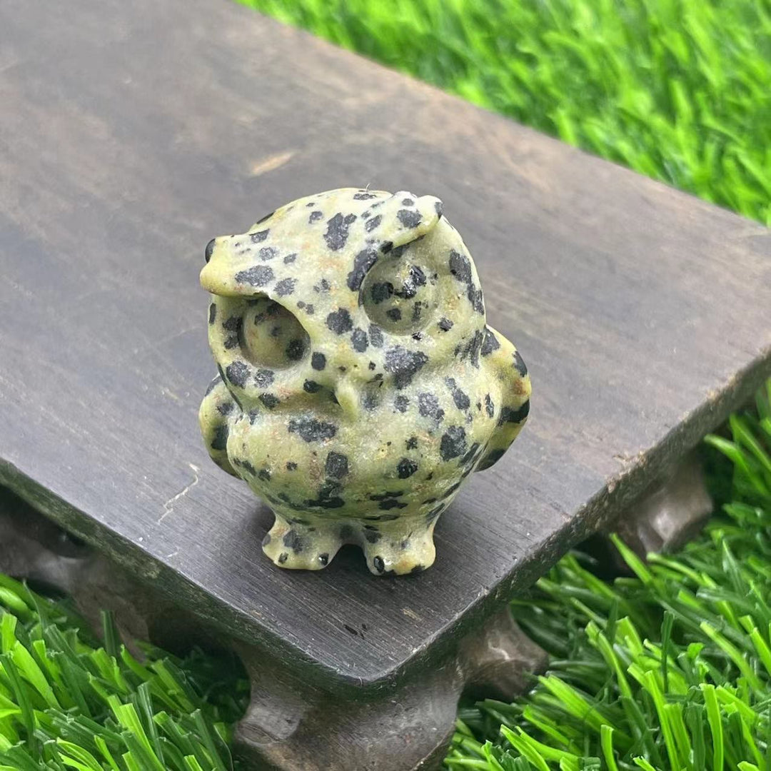 Olivenorma 3.5cm Natural Crystal Owl Ornament Gemstone Decoration - image 37