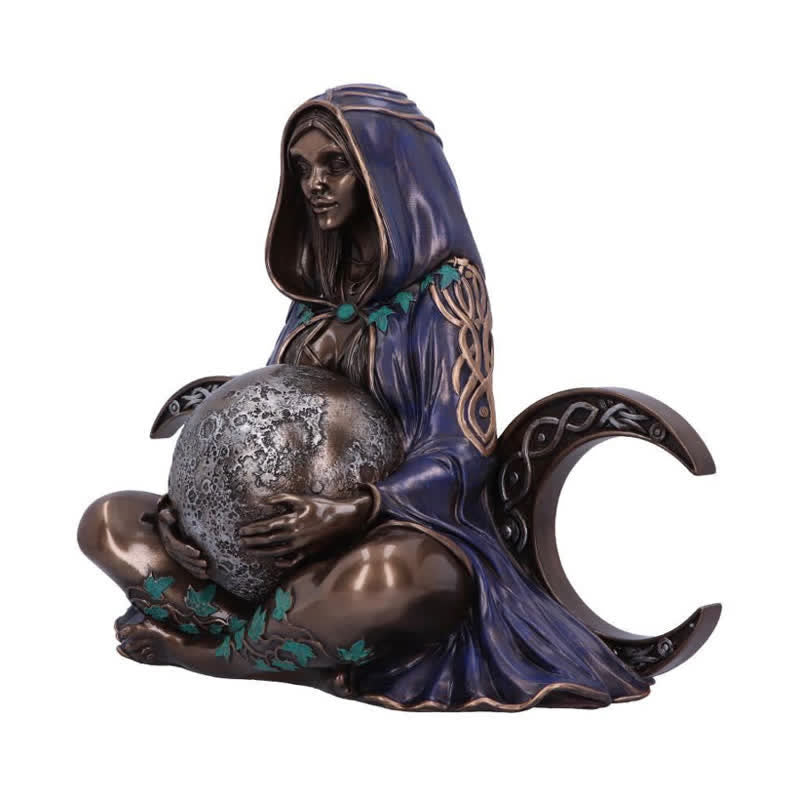  Olivenorma Triple Moon Goddess Statue Decoration - image 6