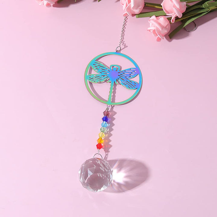 Olivenorma Clear Crystal Hanging Chakra Beads Wind Chime Suncatcher - image 29
