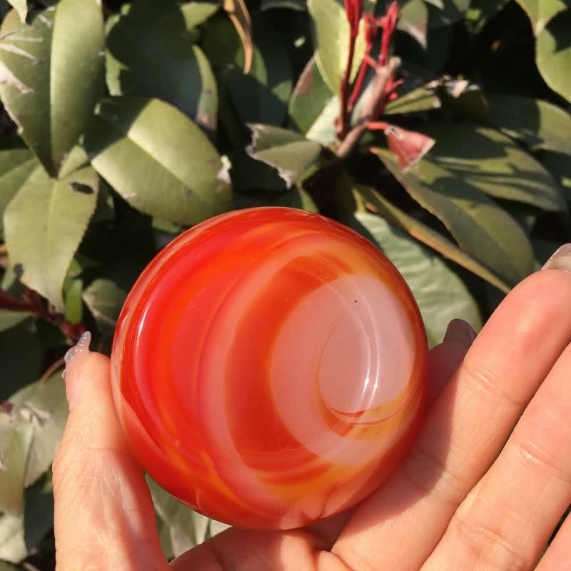 Olivenorma Carnelian Bowl Energy Crystal Decoration - image 6