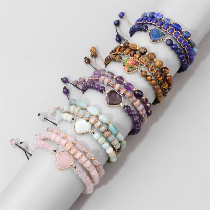 Olivenorma Handmade Rope Braided Heart Shape Pendant Bracelet - image 23