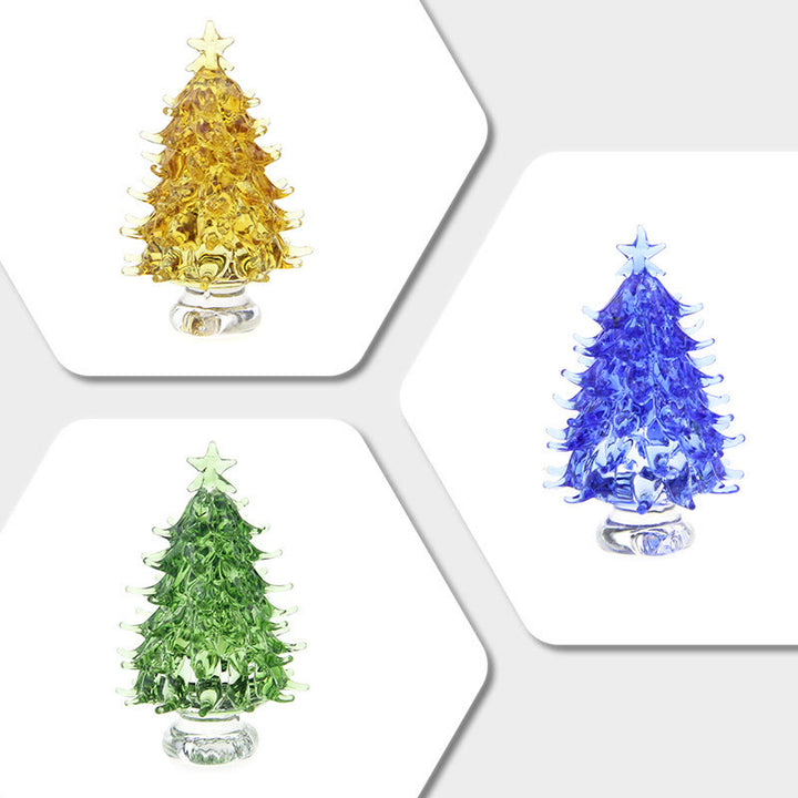 Olivenorma Crystal Glass Christmas Tree Home Gemstone Decoration - image 24