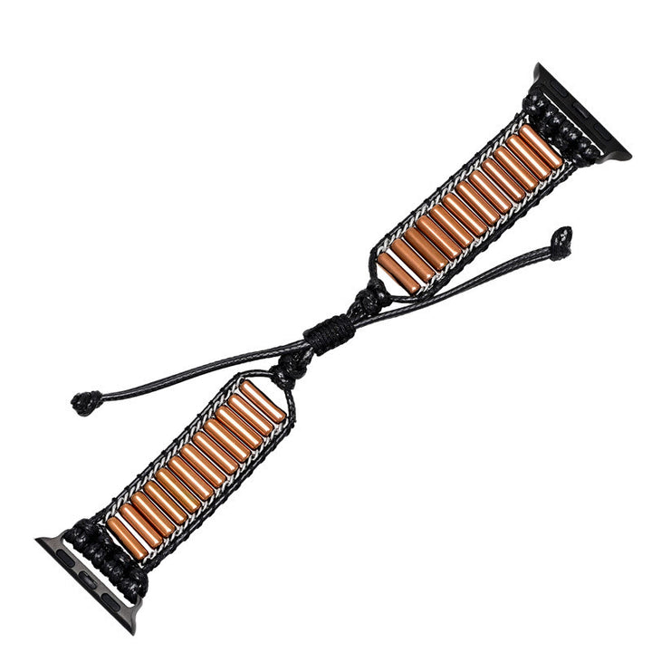 Olivenorma Cylindrical Copper Tube Handwoven Apple Watch Strap - image 4