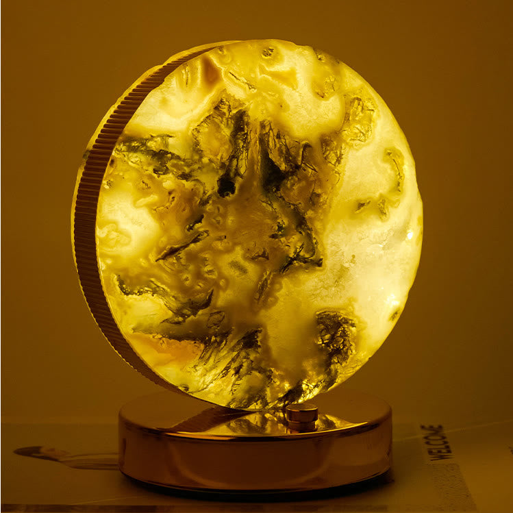 Olivenorma Natural Crystal Stone Table Night Lamp Gemstone Decoration - image 6
