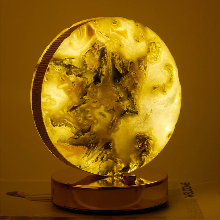 Olivenorma Natural Crystal Stone Table Night Lamp Gemstone Decoration - image 6