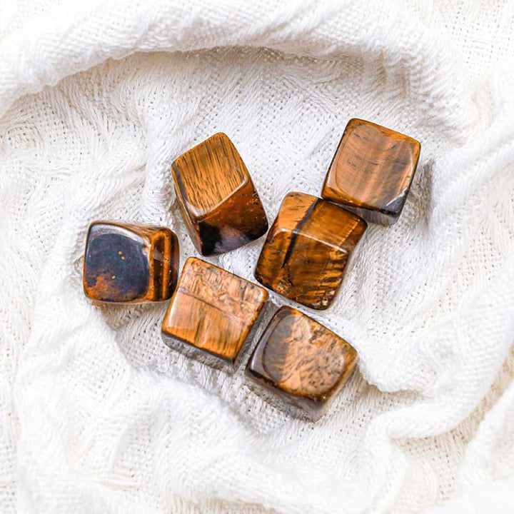 Olivenorma Tiger Eye Protection Crystal Cube - image 3
