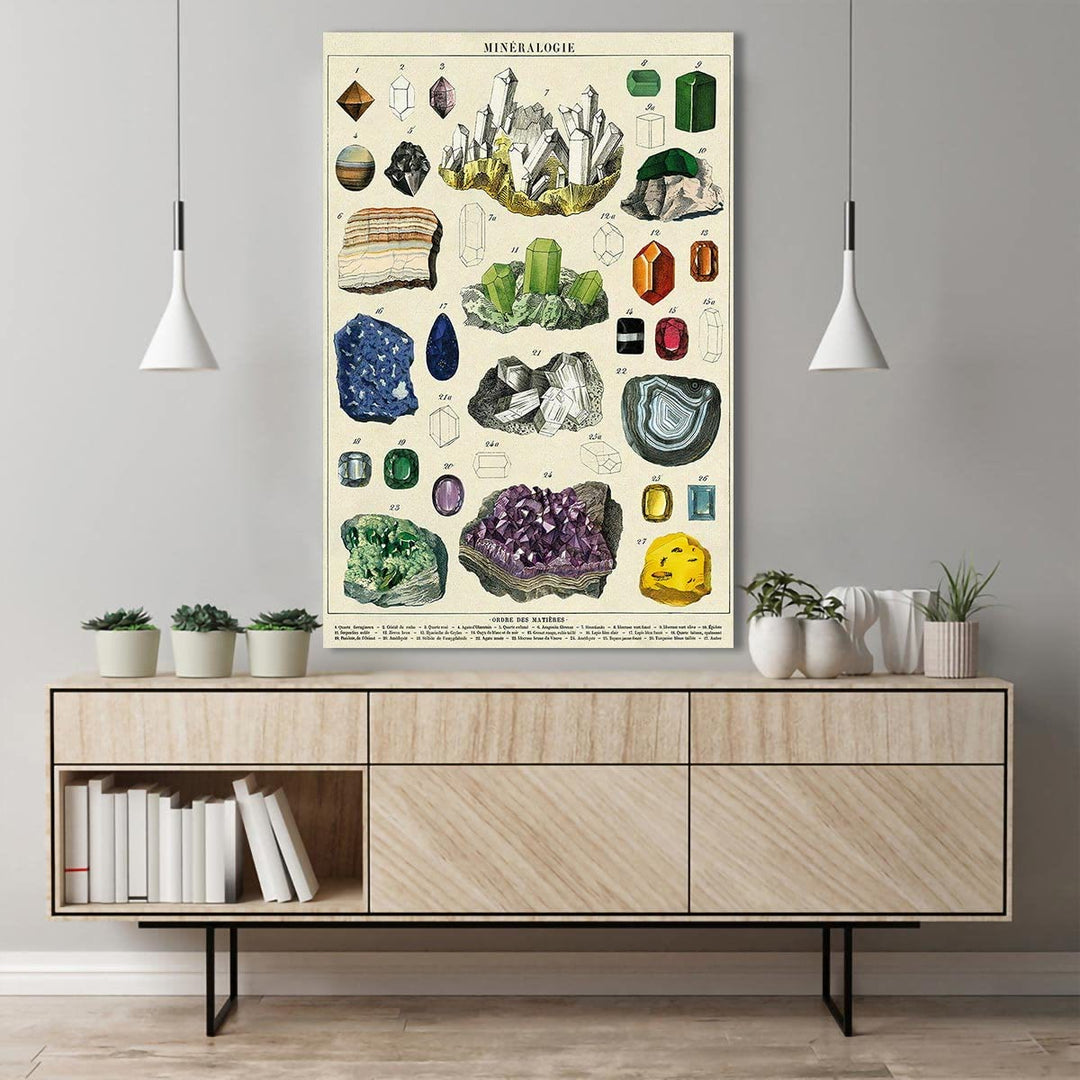 Olivenorma Vintage Colorful Ore Gem Book Poster - 40*60cm - image 0