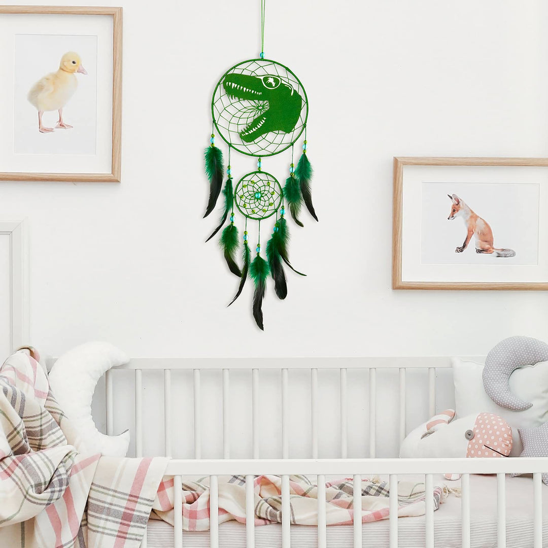 Olivenorma Dinosaur For Kids Feather Dream Catcher - image 2