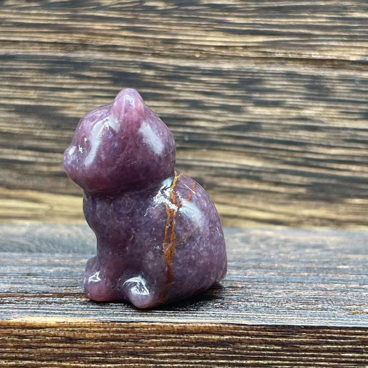 Olivenorma Natural Stone 1.2 Inch Cute Kitten Gemstone Decoration - image 40