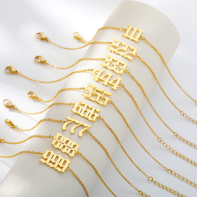 Angel Number Spiritual Anklet Bracelet  - image 26