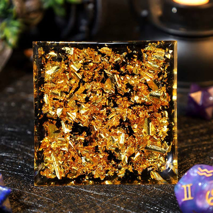 Olivenorma Amethyst Ball Obsidian Gravel Zodiac Gemini Orgone Pyramid - image 4