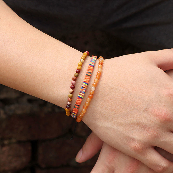 Olivenorma Bohemia Africa Turquoise Crystal Bracelet Set - image 12