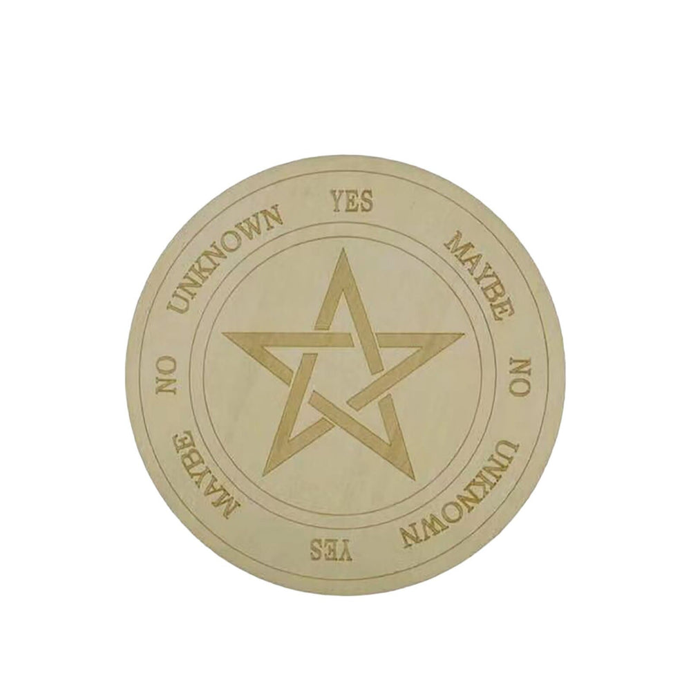 Olivenorma Meditation Wooden Sign Mysterious Witch Altar Ornamet - 25cm - Stars - image 1