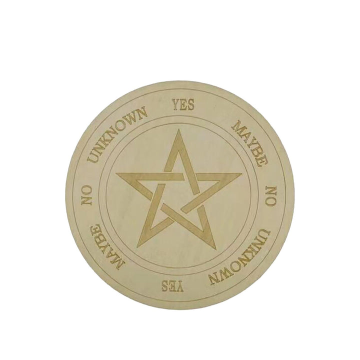 Olivenorma Meditation Wooden Sign Mysterious Witch Altar Ornamet - 25cm - Stars - image 1