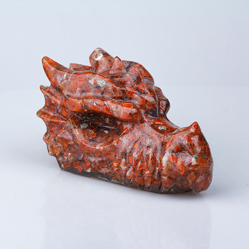 Olivenorma Crystal Epoxy Faucet 1kg Ornament Gemstone Decoration - Red Agate - image 39