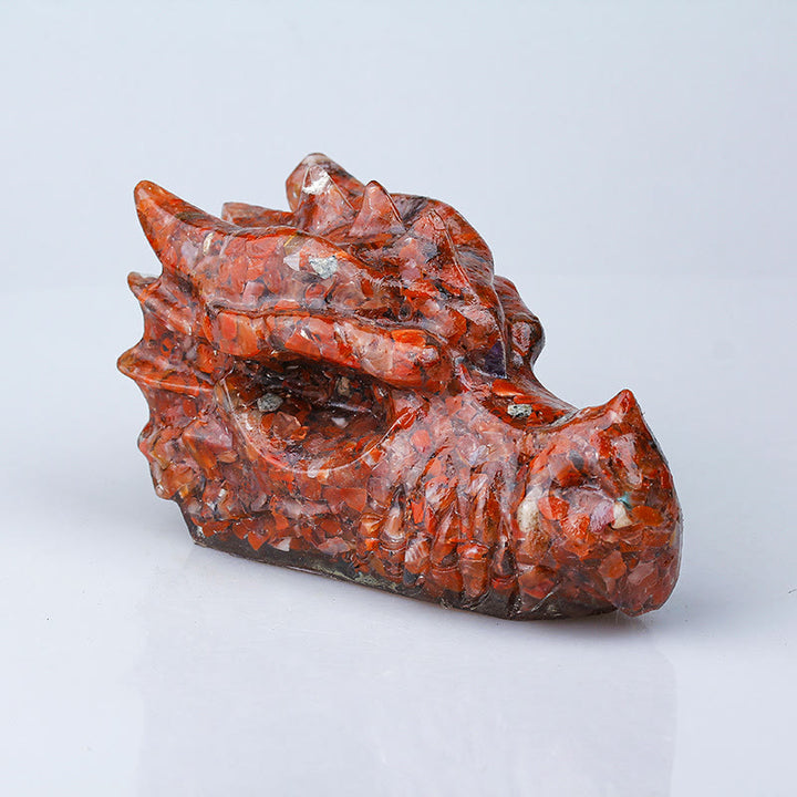 Olivenorma Crystal Epoxy Faucet 1kg Ornament Gemstone Decoration - Red Agate - image 39