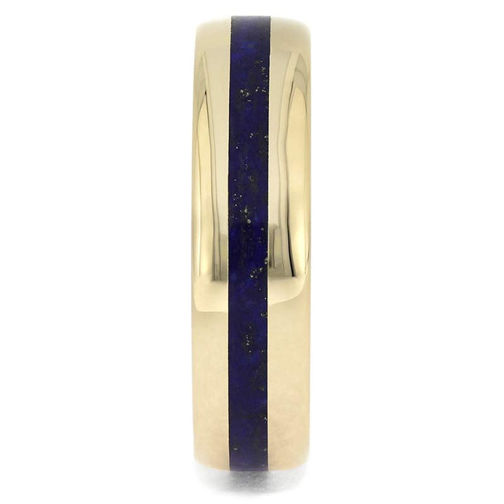 Celtic Knot Lapis Lazuli Bridal Ring Set - image 11