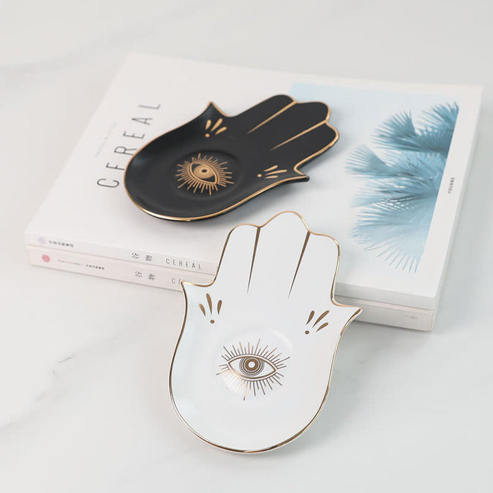 Olivenorma Hamsa Small Tray Evil Eye Jewelry Plate Coaster - image 16