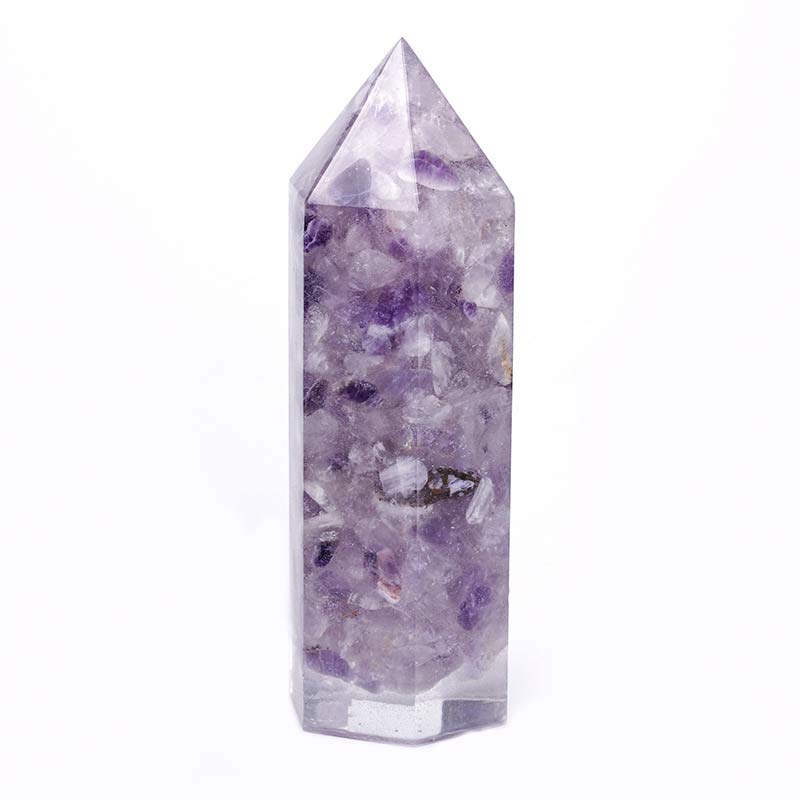 Natural Crystal Chakra Protection Decoration - Amethyst - image 2