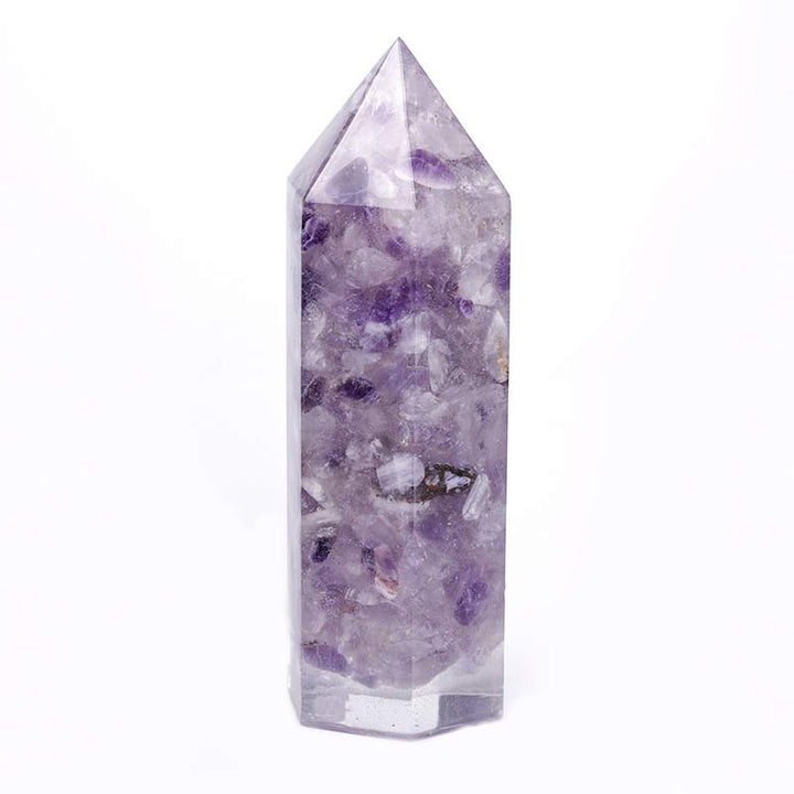 Natural Crystal Chakra Protection Decoration - Amethyst - image 2