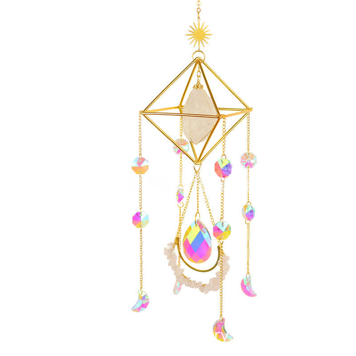 Olivenorma Rainbow Maker Crystal Suncatcher Gemstone Ornament - Clear Quartz - image 24