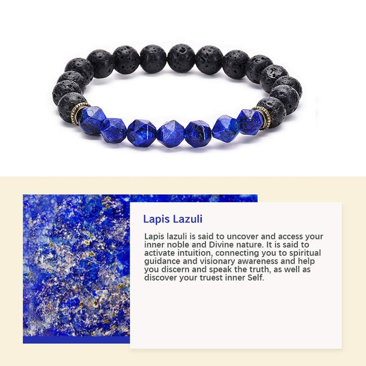 Tiger Eye With Lava Stone Protection Bracelet - image 6