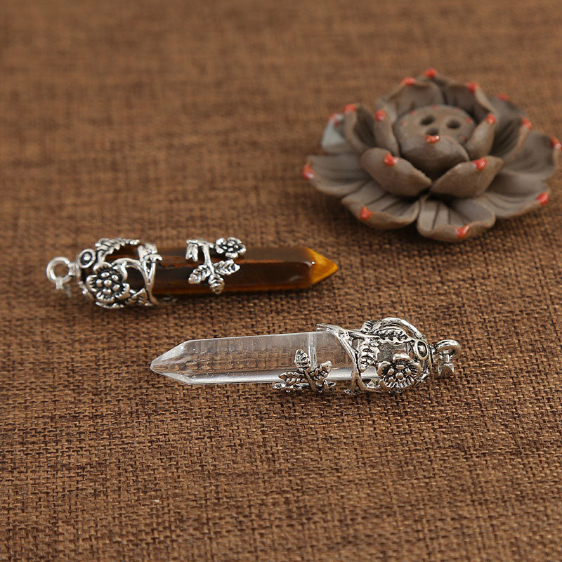 Olivenorma Natural Stone Rose Spiritual Healing Necklace - image 2