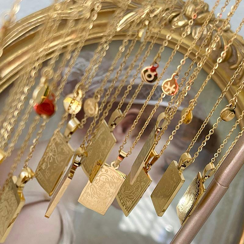 Olivenorma Gold Filled Chain Zodiac Necklace - image 13