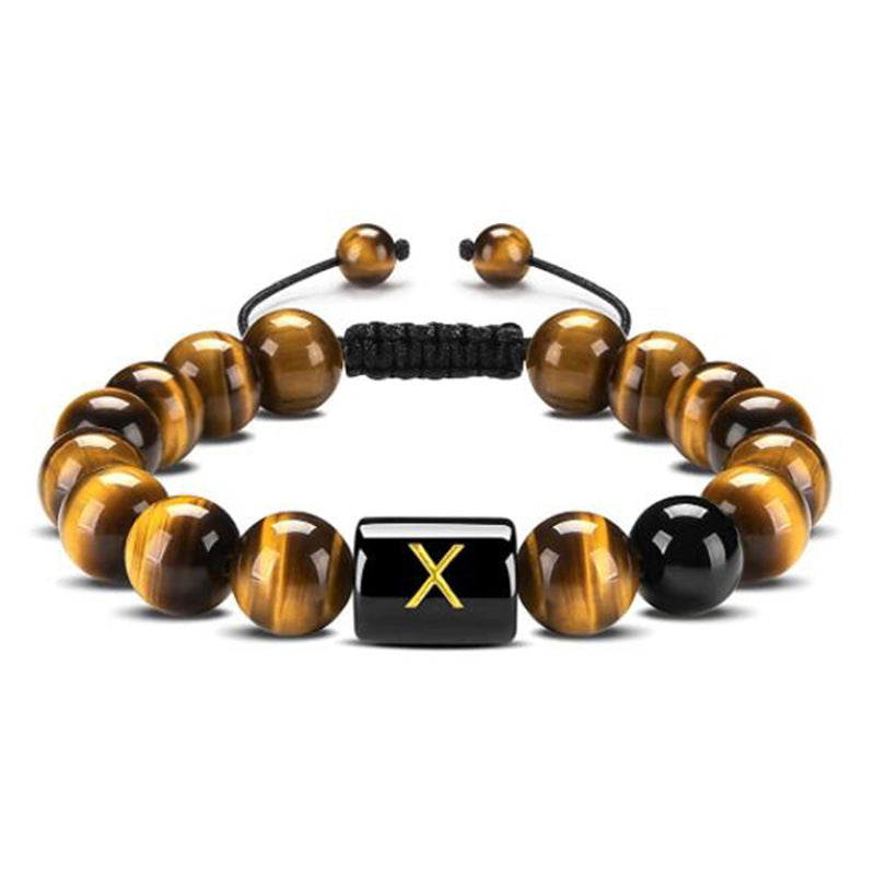 Tiger Eye Letter Protection Bracelet - Tiger Eye - X - image 27