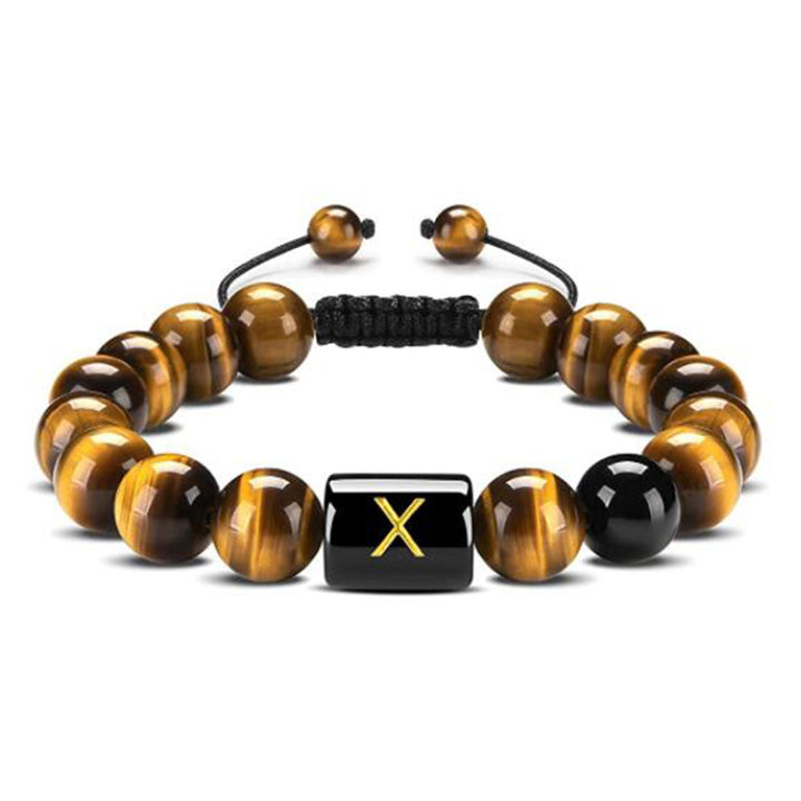 Tiger Eye Letter Protection Bracelet - Tiger Eye - X - image 27