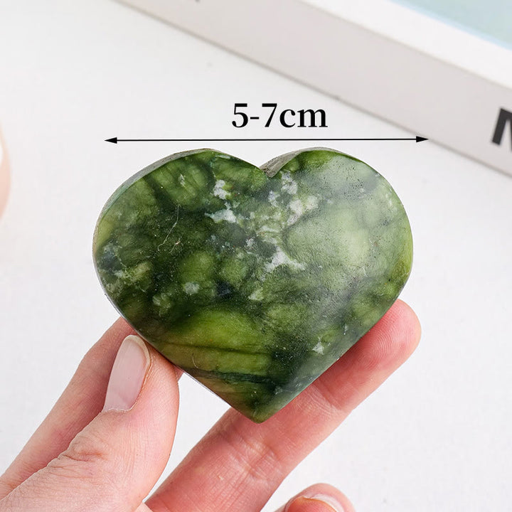 Olivenorma Green Aventurine Play Stone Crystal Heart - image 4