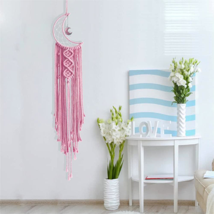 Olivenorma Star Moon Macrame Tassel Dream Catcher - image 6