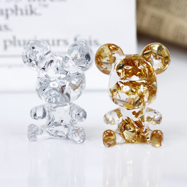 Olivenorma Cute Crystal Bear Gemstone Decoration - image 2