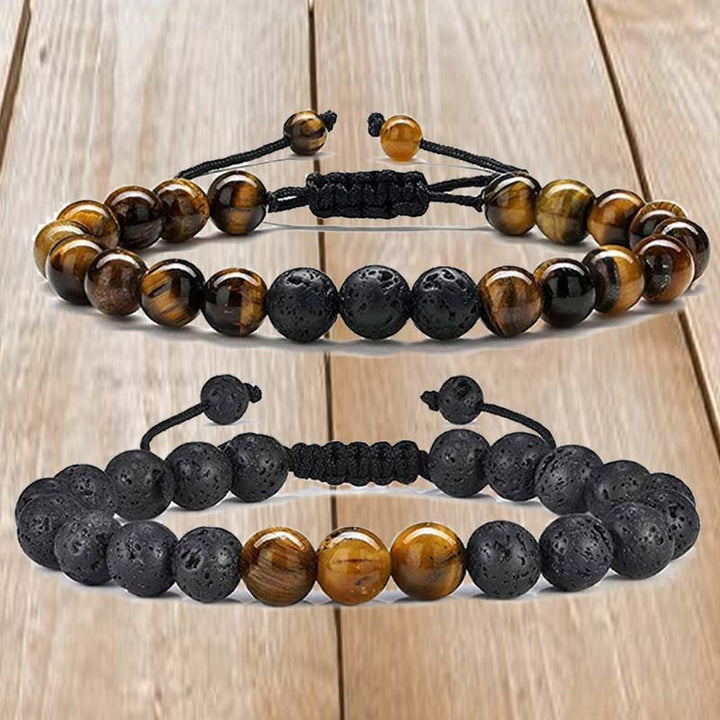 Natural Crystal Stone Healing Bracelet - image 0