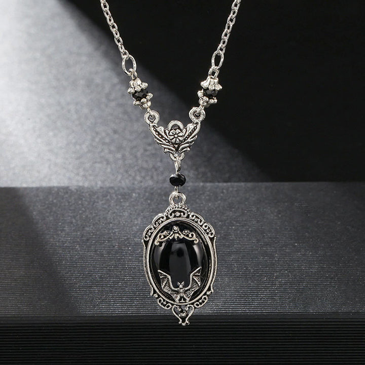 Olivenorma Bat Obsidian Necklace - image 2